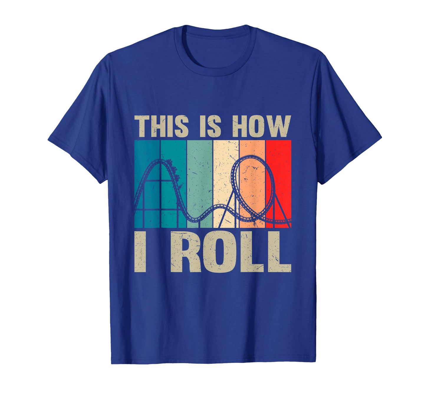 Vintage Roller Coaster Youth Men Women Toddler Park Lover T-Shirt
