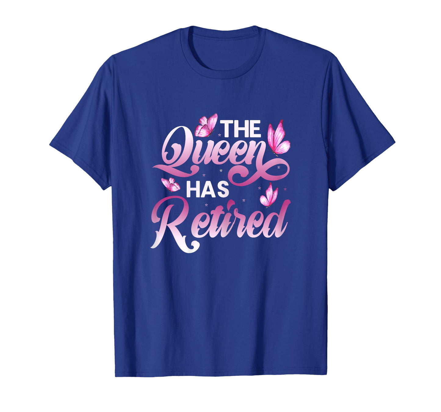 Women Floral The Queen Has Retired T-Shirt