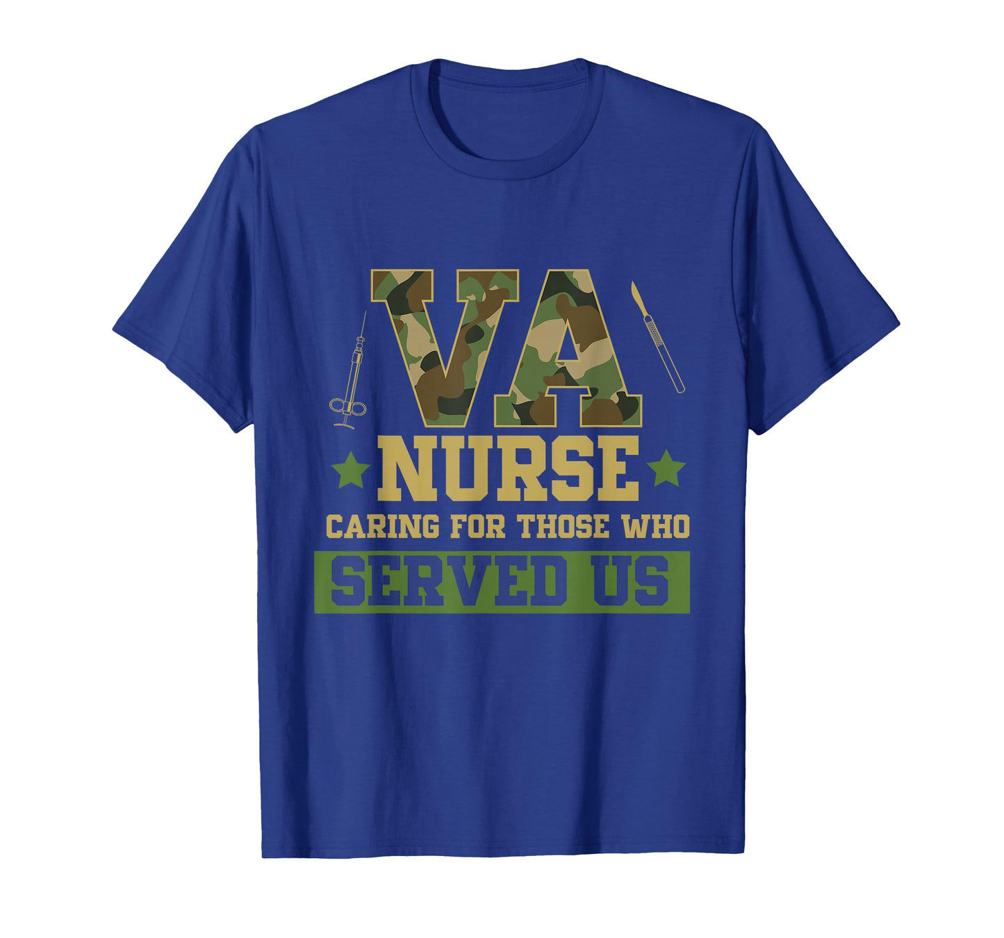 VA Nurse Veterans Day Family Patriotic Nursing Scrub T-Shirt