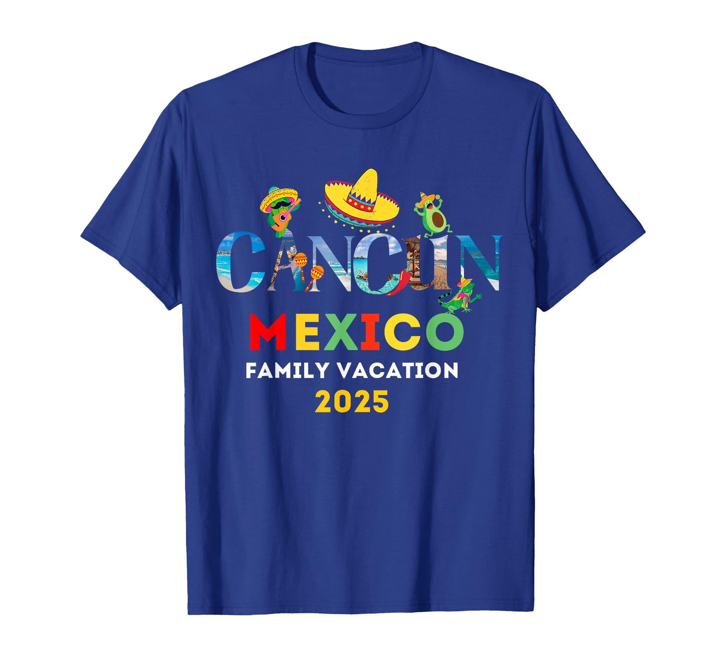 Family Vacation Cancun Mexico 2025 T-Shirt