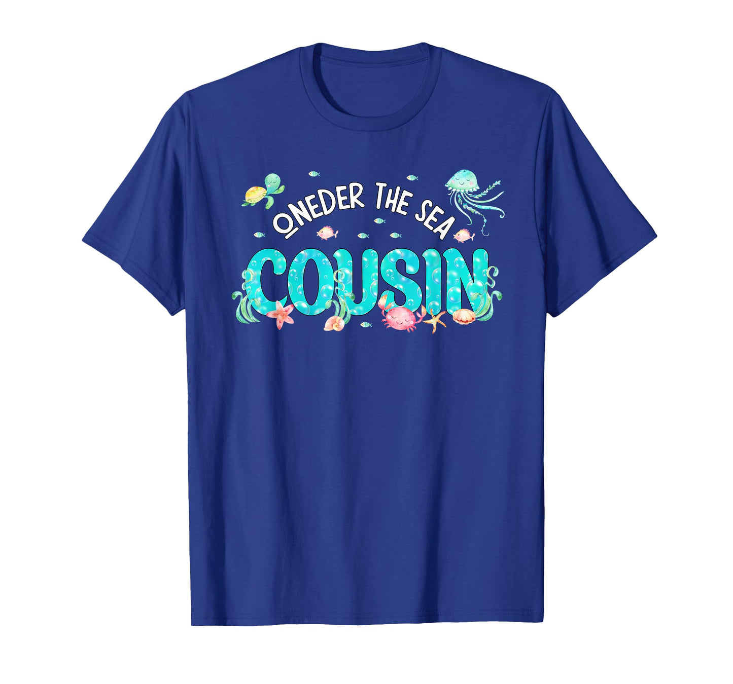 Under Sea Cousin Birthday Girl Boy Matching Family Party T-Shirt