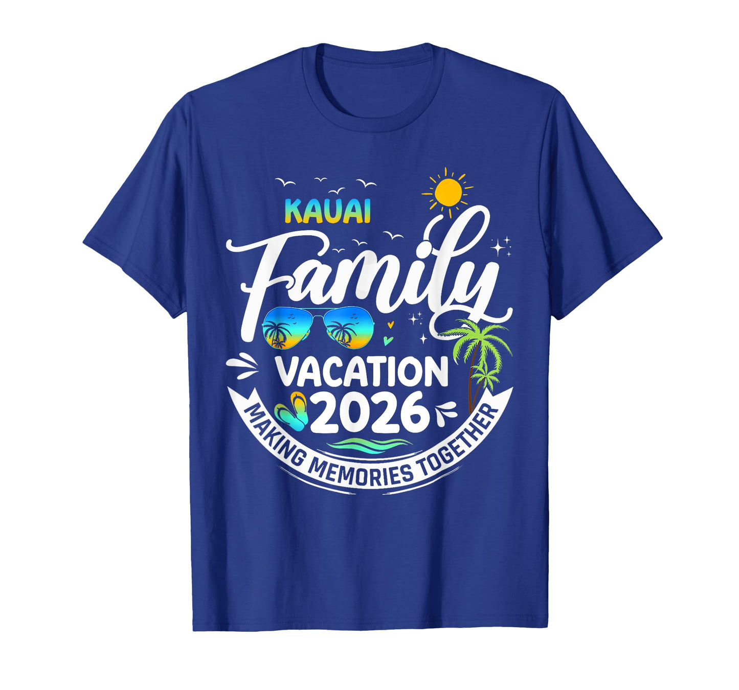 Kauai Family Vacation 2026 Beach Trip Matching Outfit T-Shirt