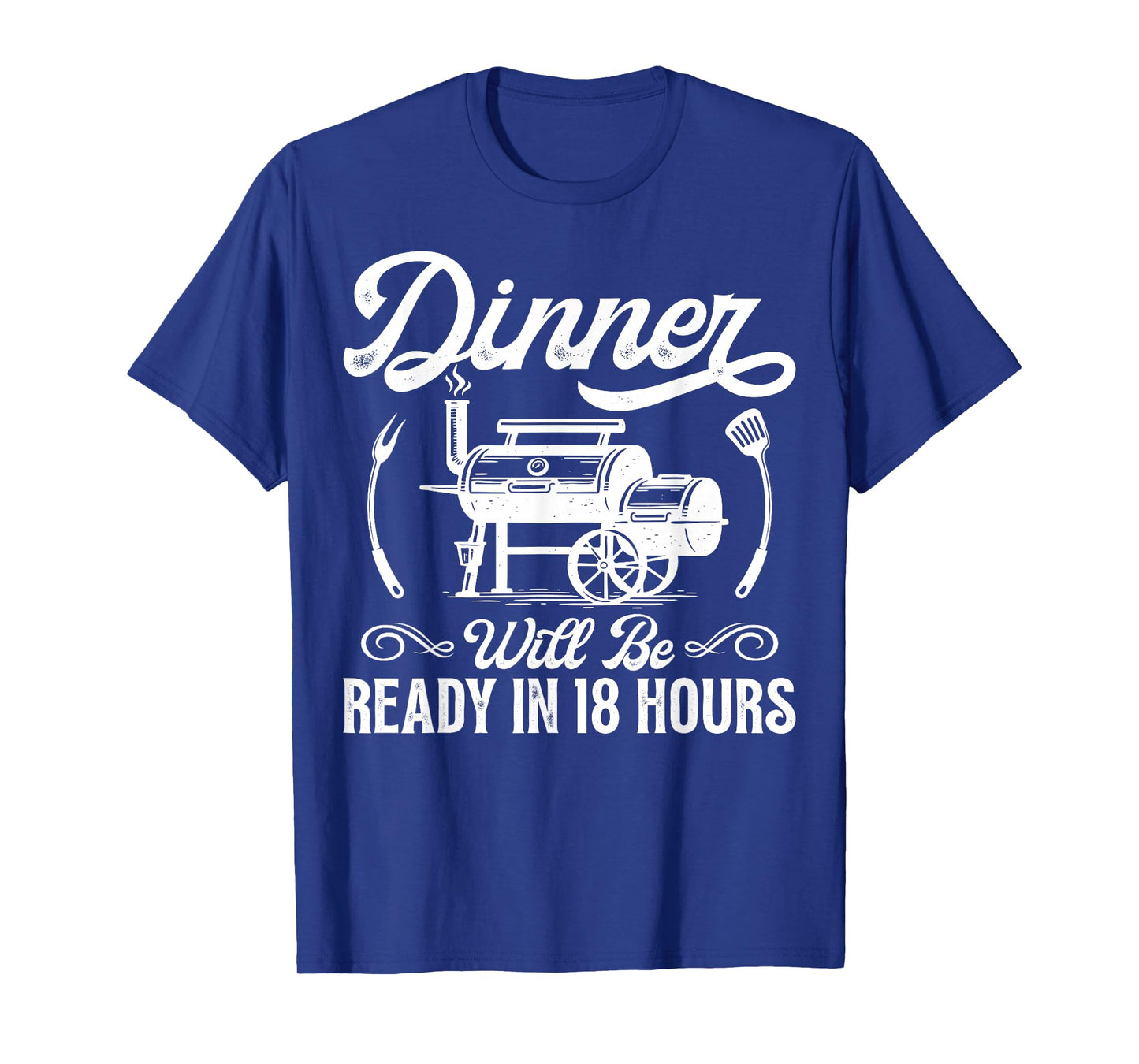 Funny BBQ Men Smoking Meat Smoker Grilling Barbecue Dad T-Shirt