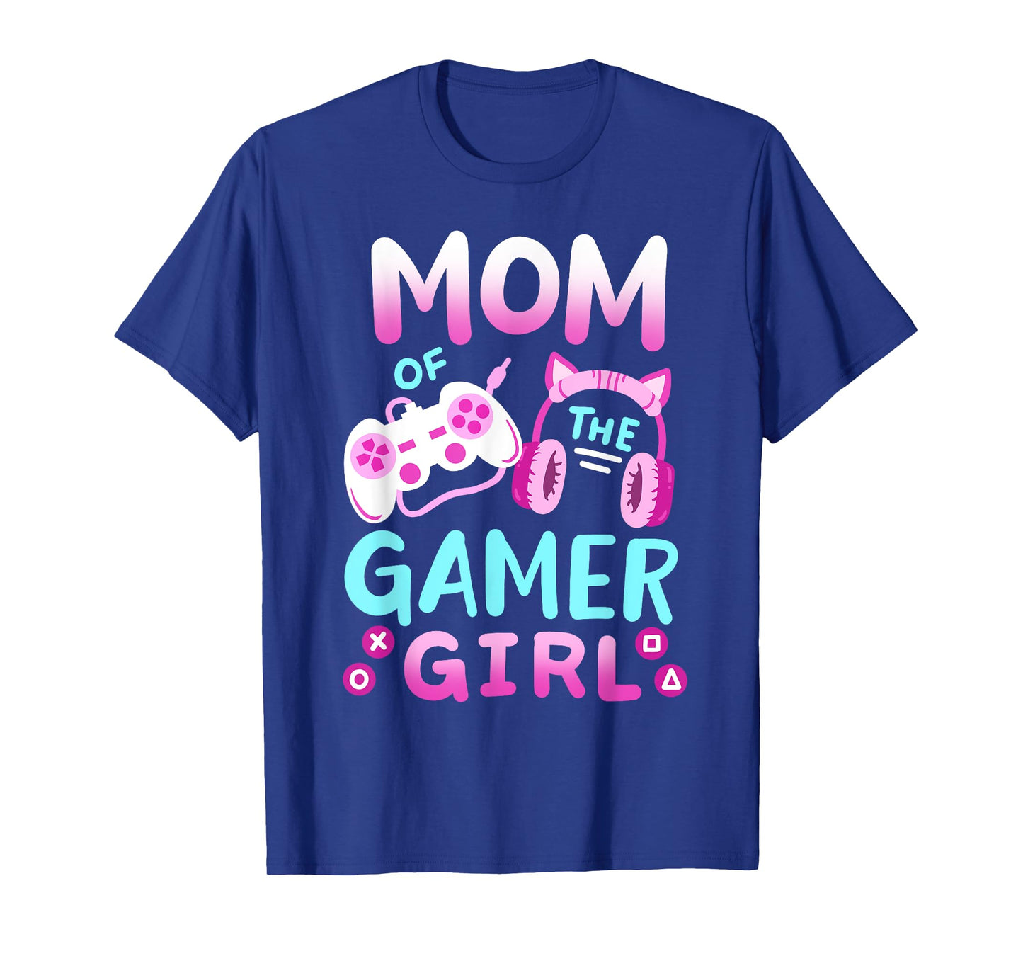 Mom of the Gamer Girl Groovy Birthday Video Game Matching T-Shirt