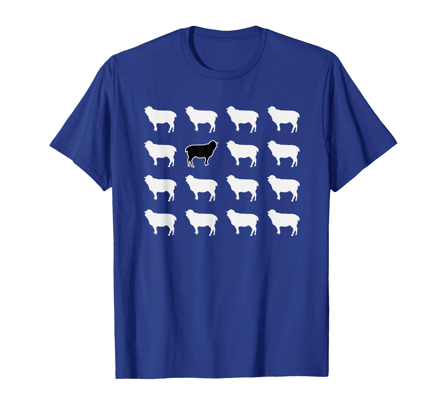 White and 1 Black Sheep, Funny, Jokes, Sarcastic Sayings T-Shirt