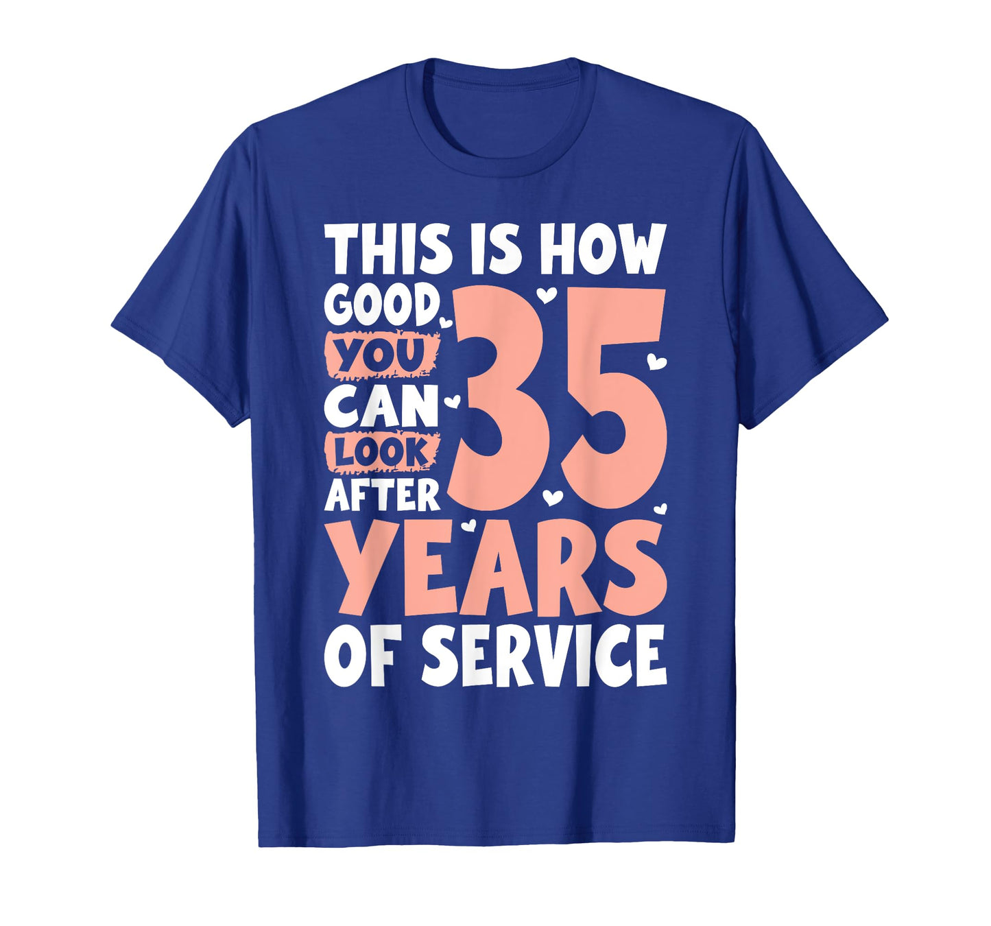 Service Anniversary 35 Years of Work Colleague T-Shirt