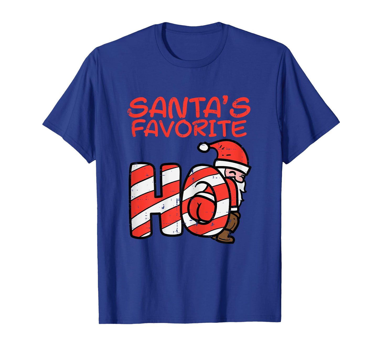 Santas Favorite Funny Naughty Adult Christmas Xmas Women T-Shirt