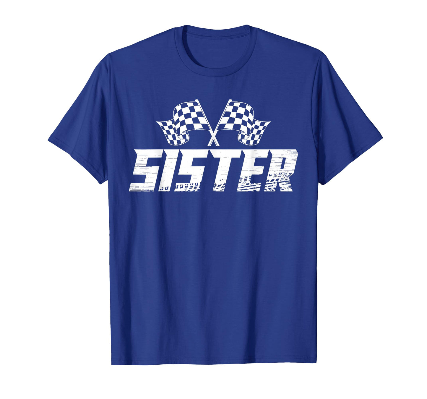 Sister Pit Crew Family Racing Birthday Race Car T-Shirt