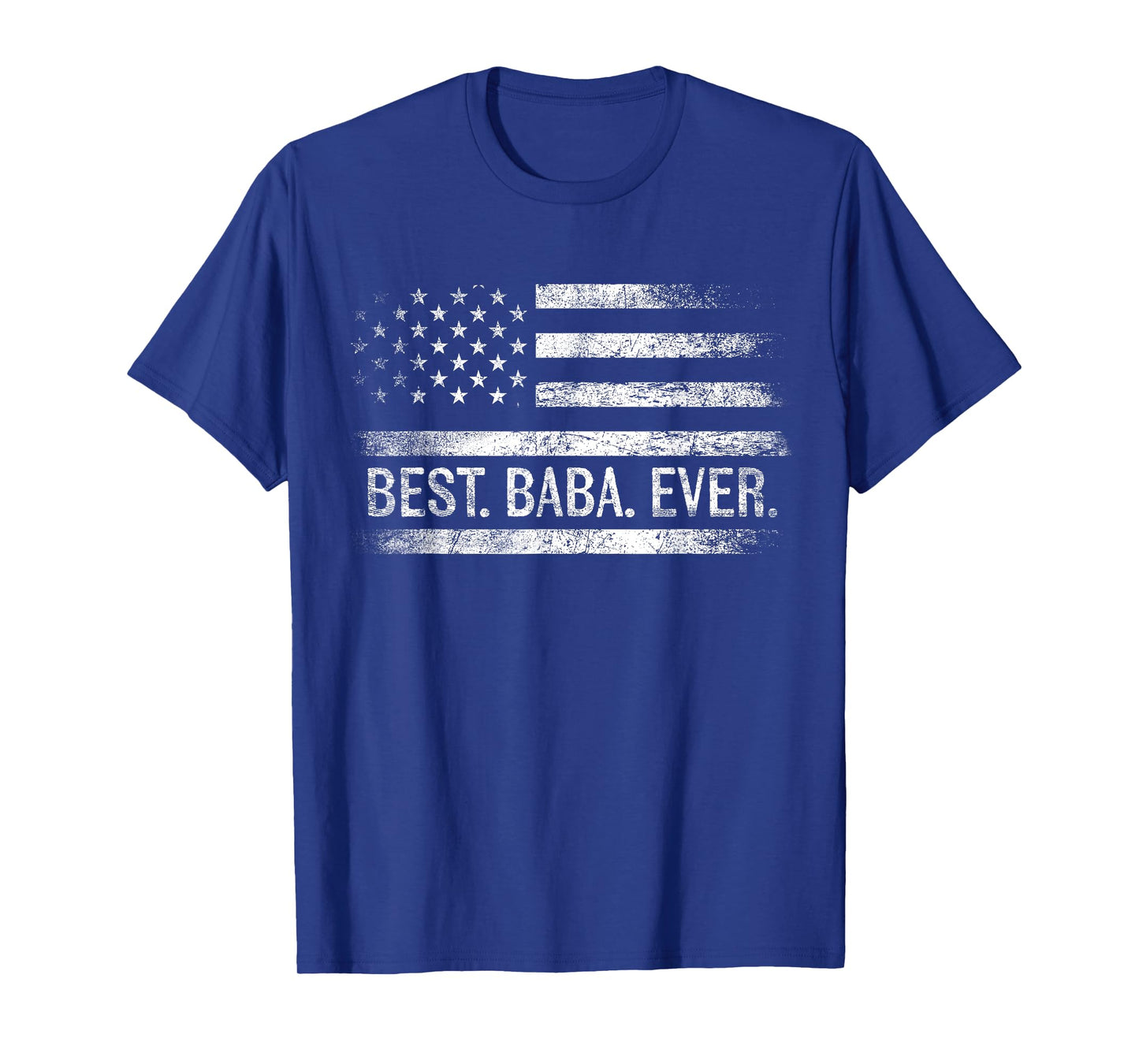 Best Baba Ever American Flag Gifts Baba Father's Day Men T-Shirt