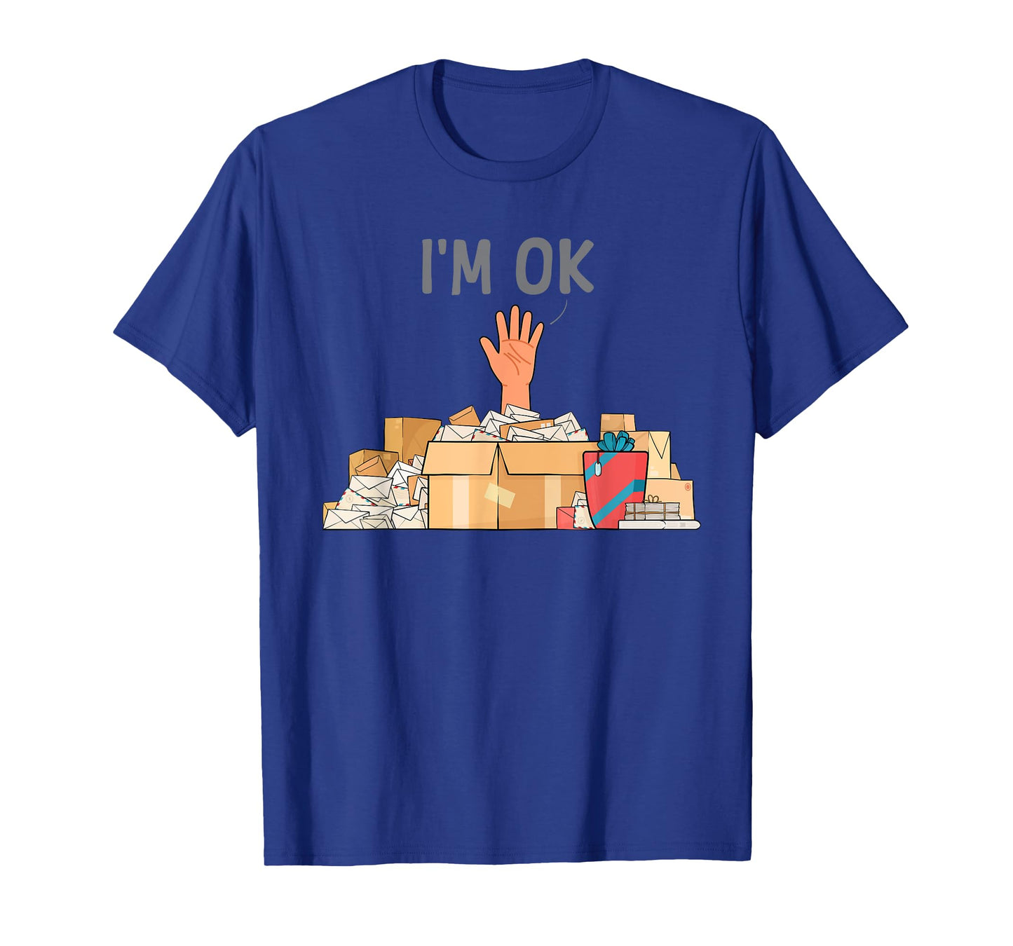 Postal Worker Art for Men Women Postman Post Office Mailman T-Shirt