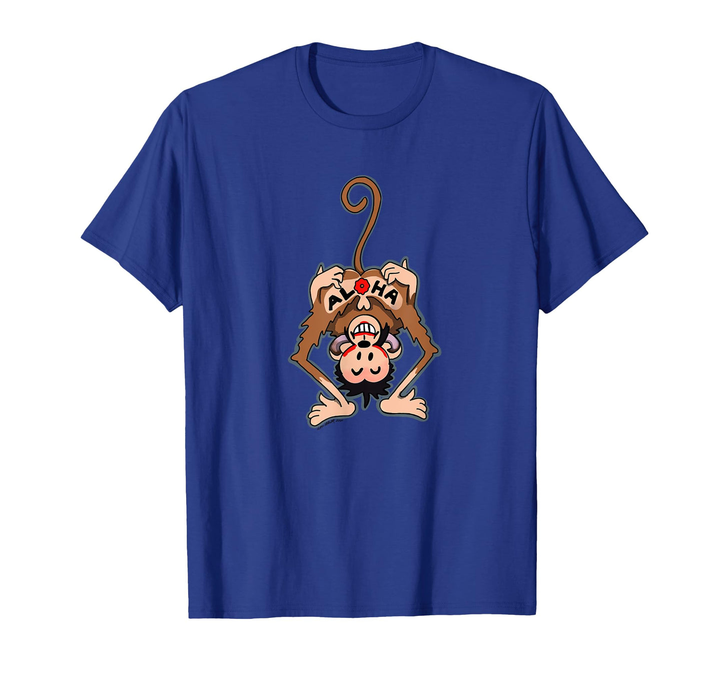 Vintage "Aloha" Monkey Tattoo T-Shirt