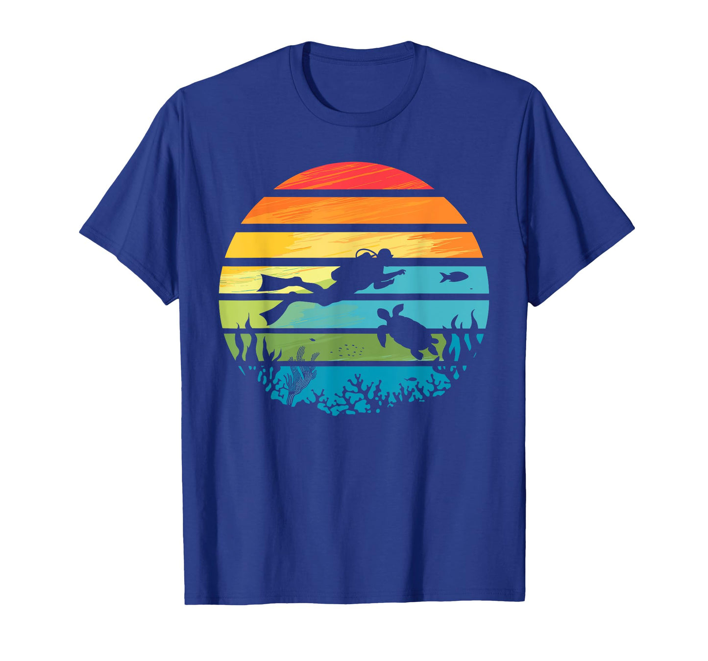 Funny Scuba Diving Art for Men Women Scuba Dive Scuba Diver T-Shirt