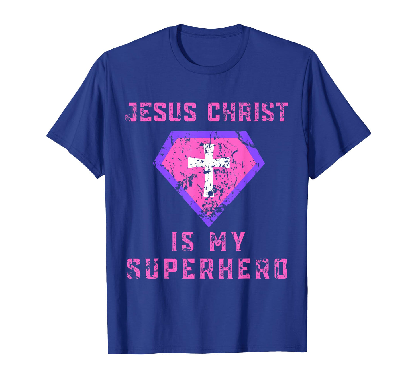 Jesus Christ Is My Superhero Jesus Kids Toddler Girls 5T 4T T-Shirt