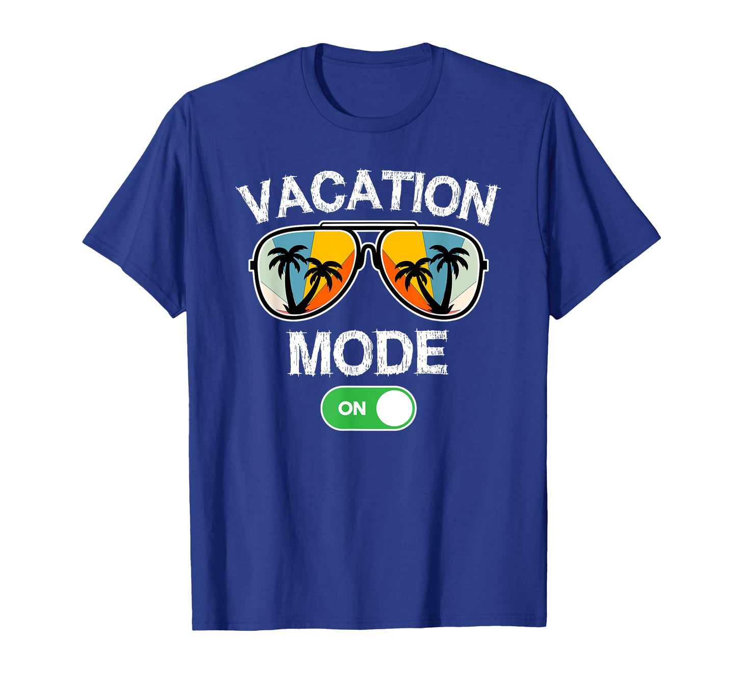 Vacation Mode On Sunglasses Retro Funny Family Matching T-Shirt