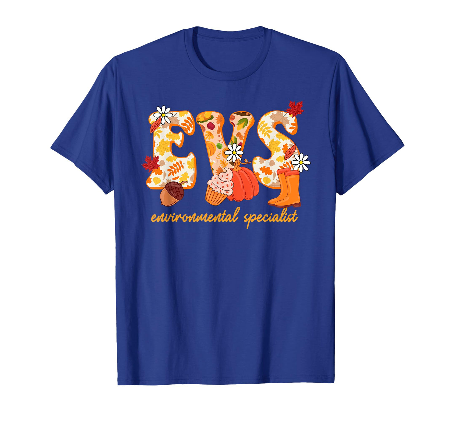 EVS Environmental Specialist Fall Pumpkin Cute T-Shirt