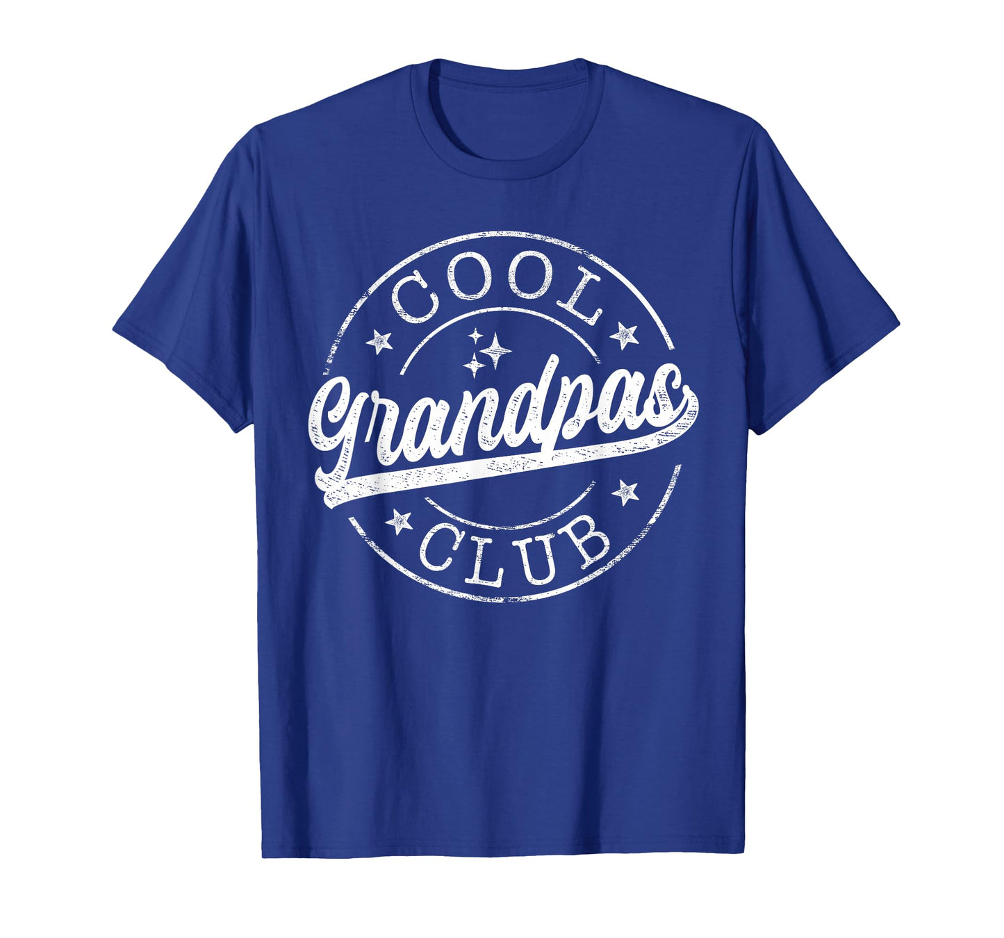 Cool Grandpas Club Emblem Design Father's Day Best Grandpa T-Shirt