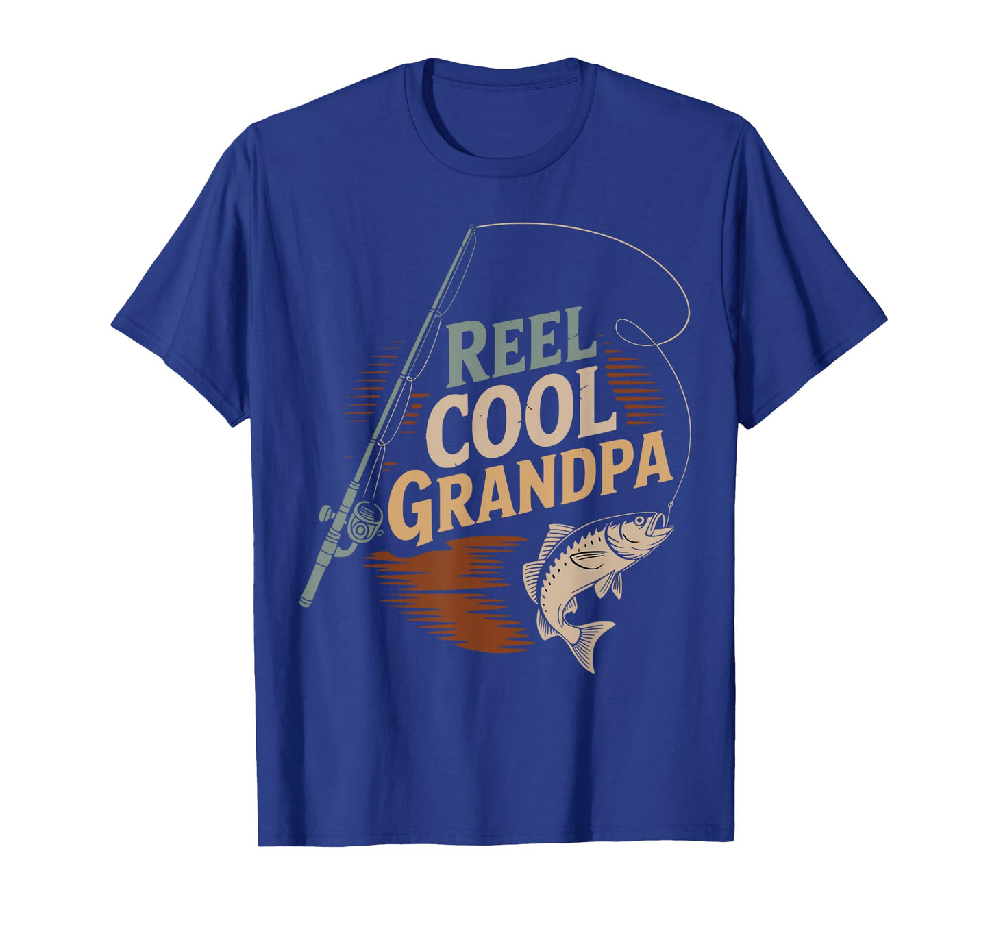 Funny Fishing Vintage Reel Cool Grandpa T-Shirt