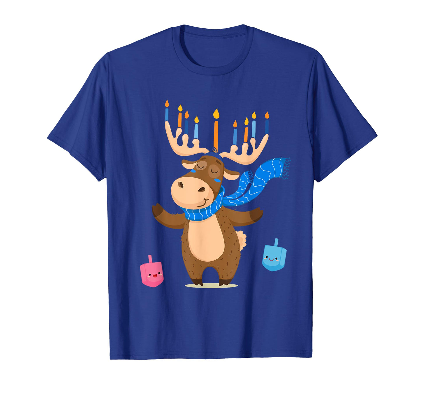 Jewish Moose Funny Hanukkah Shirt Moose Girl Women Pajamas T-Shirt