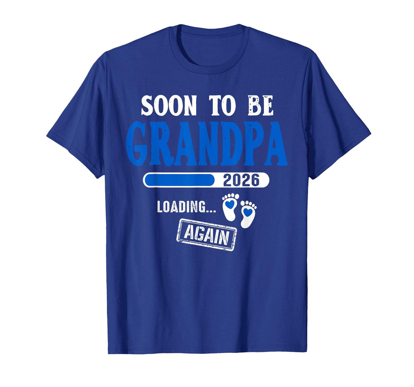Mens Soon to Be Grandpa Again 2026 Promoted to Grandpa T-Shirt