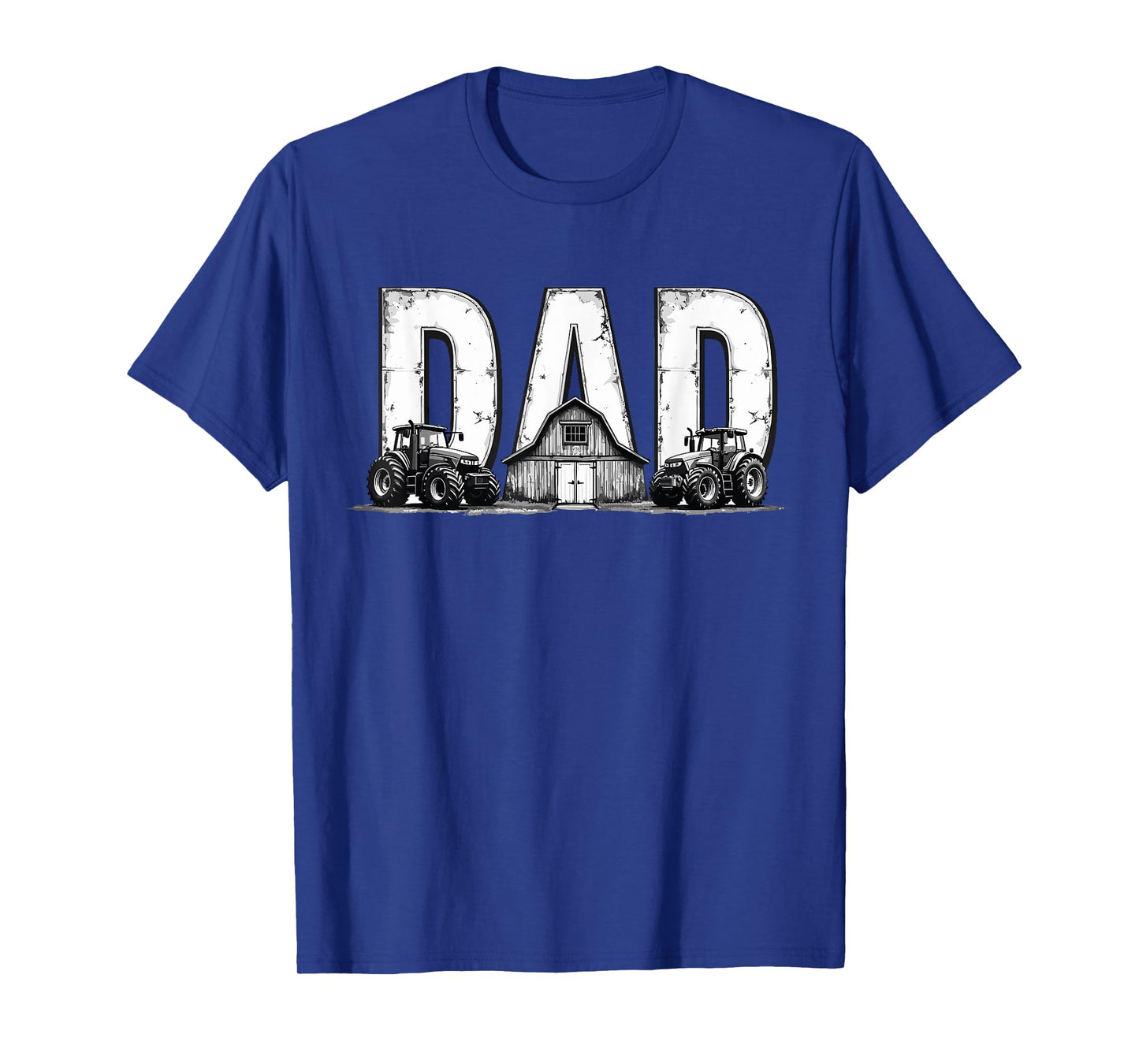 Vintage Farming Dad Tractor Farm Lover fathers day Men Daddy T-Shirt