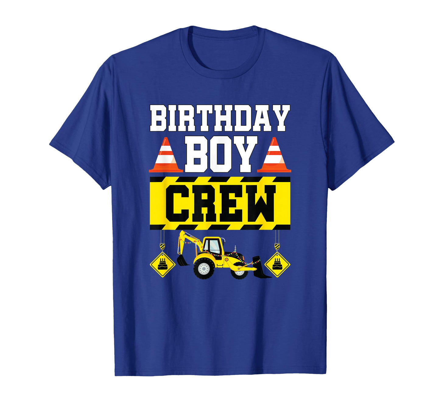 Birthday Boy Crew Shirt For Boys Kids Construction Crew T-Shirt