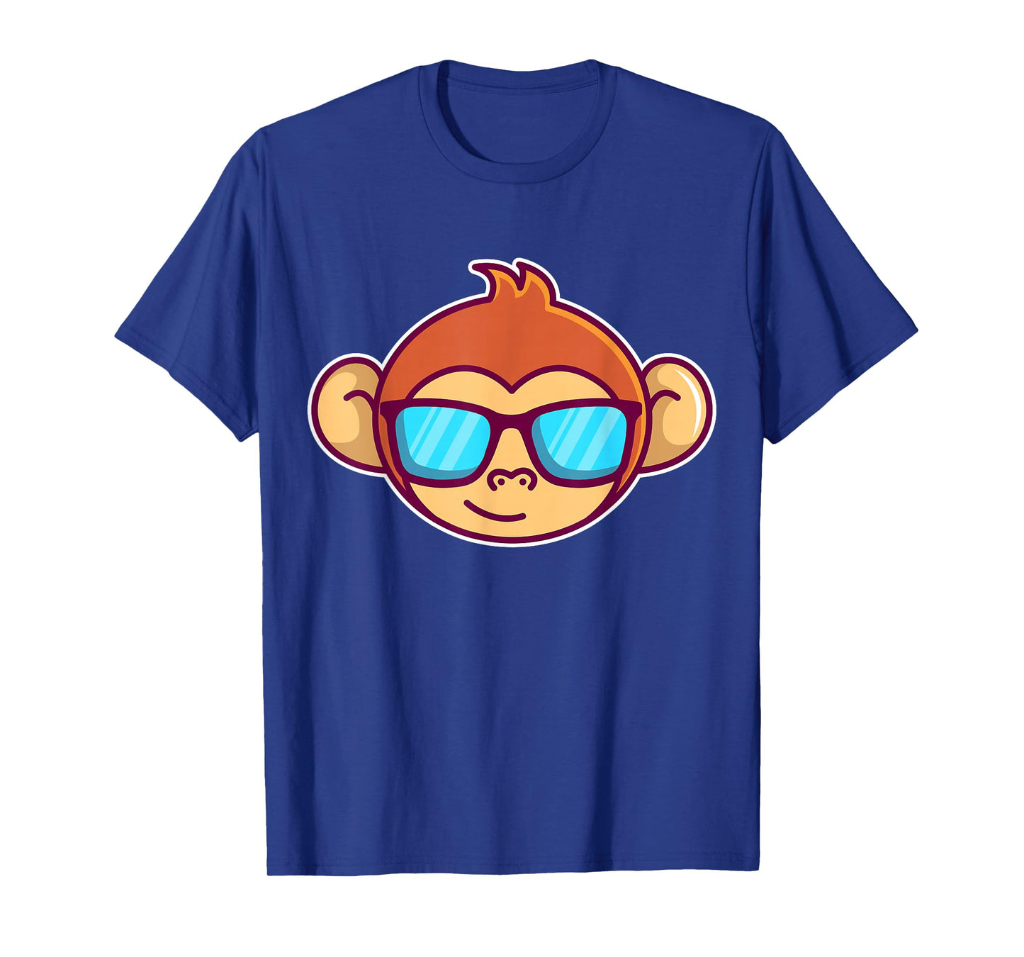 Cute Monkey With Sunglasses For Kids Who Love Monkeys T-Shirt