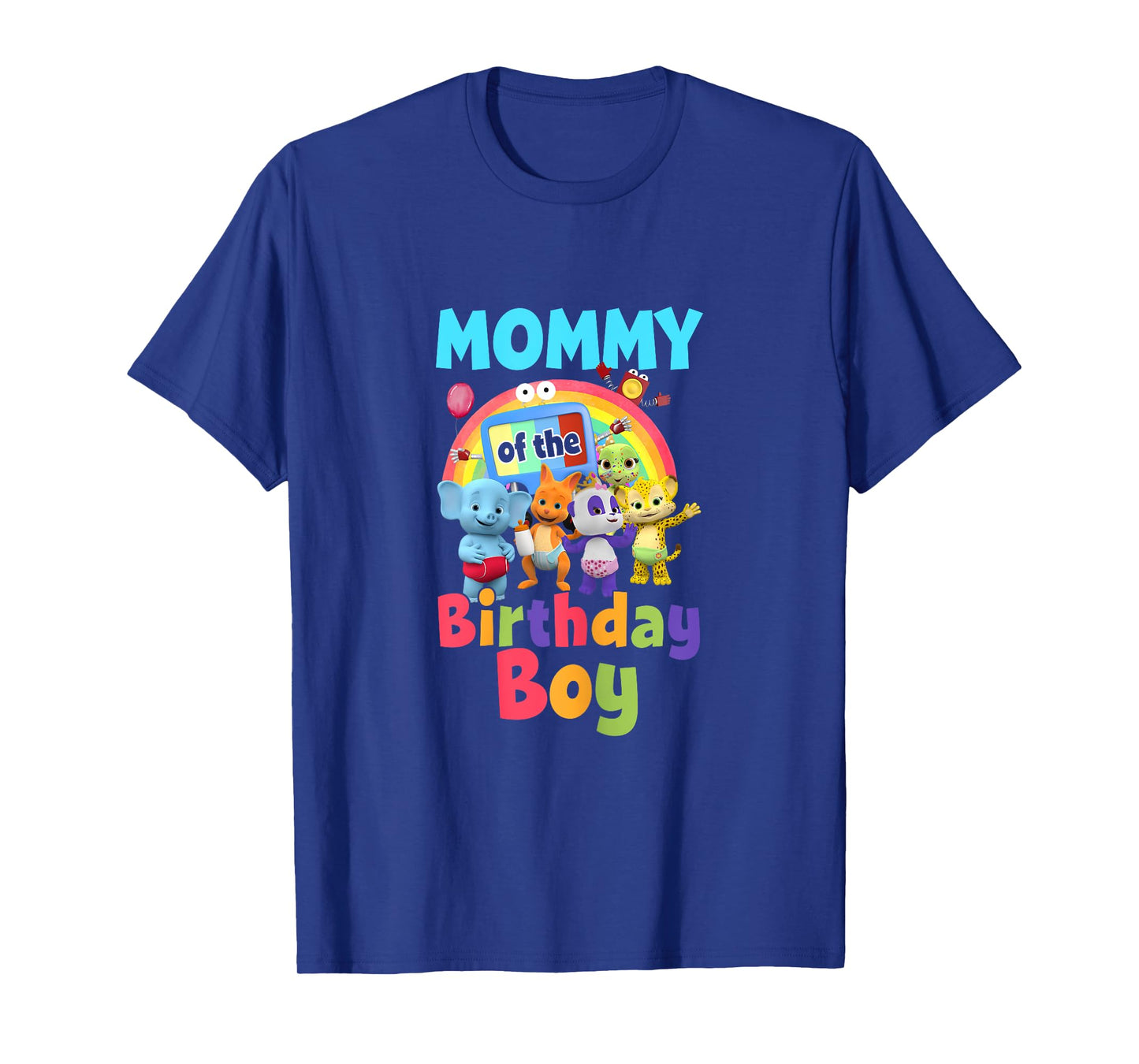 Dad And Mom Mommy Of The Birthday Boy Family Party Decor T-Shirt