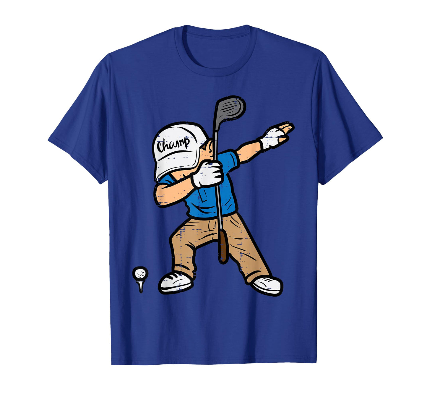 Dabbing Golfer Funny Golfing Golfer Dad Men Boys Kids Youth T-Shirt