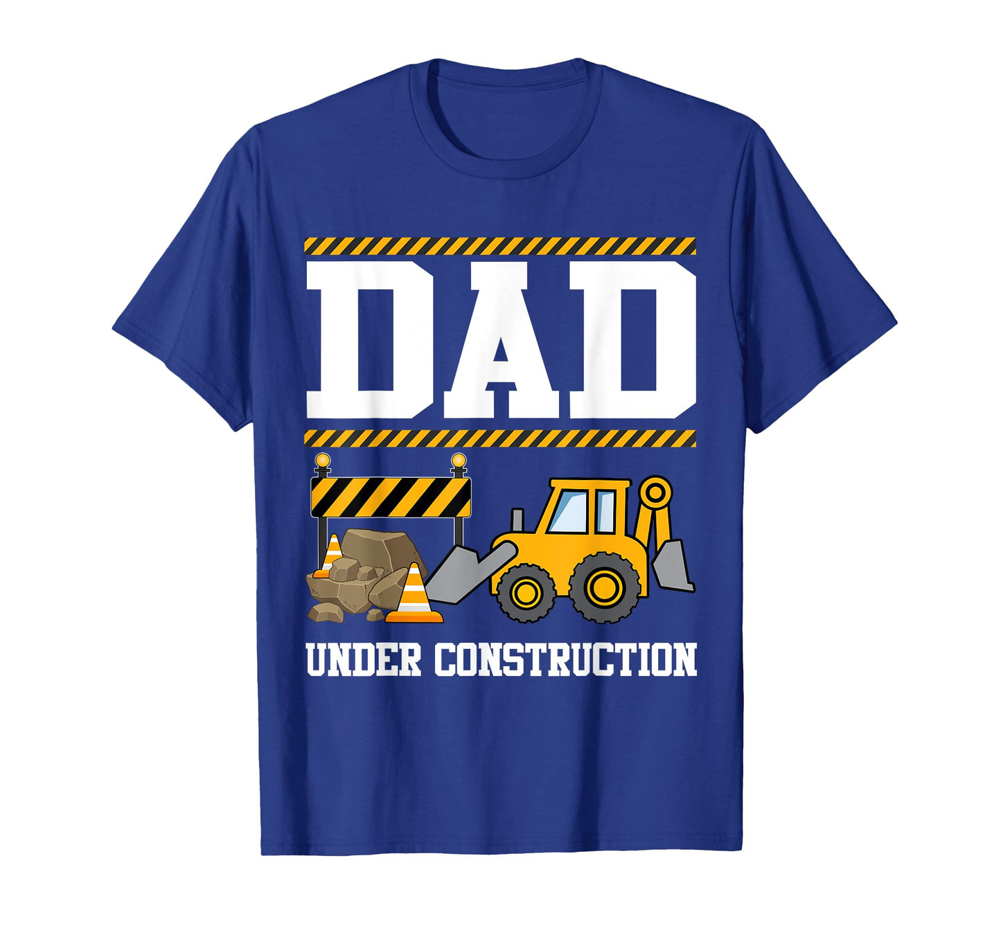 Dad Under Construction Kids Truck Excavator Matching Family T-Shirt
