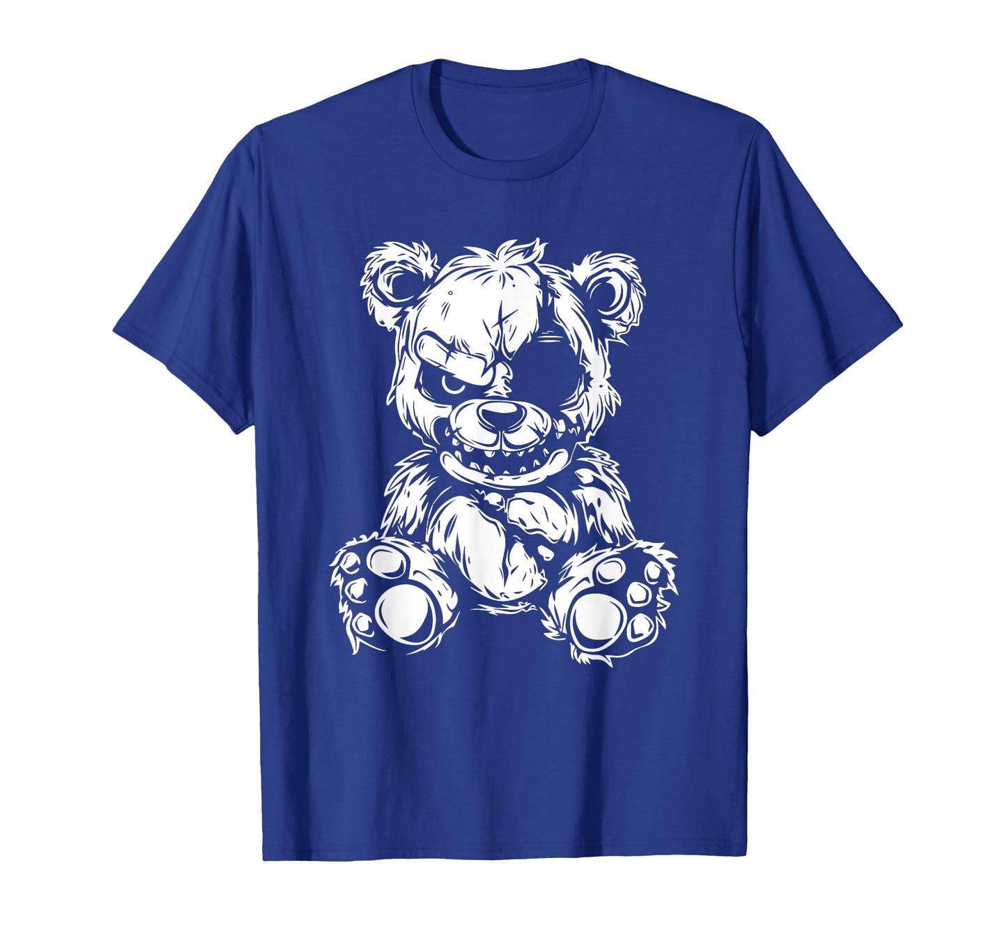 Horror Teddy Bear T-Shirt, Small, Black