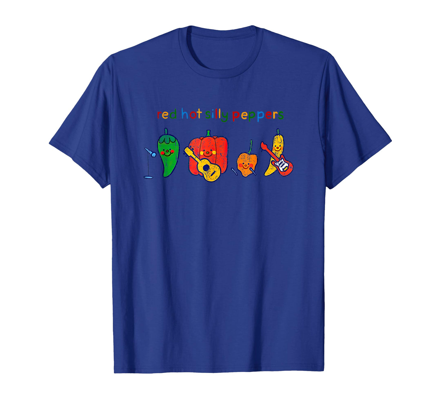 Vintage Red Hot Silly Peppers Funny Meme Parody Music T-Shirt