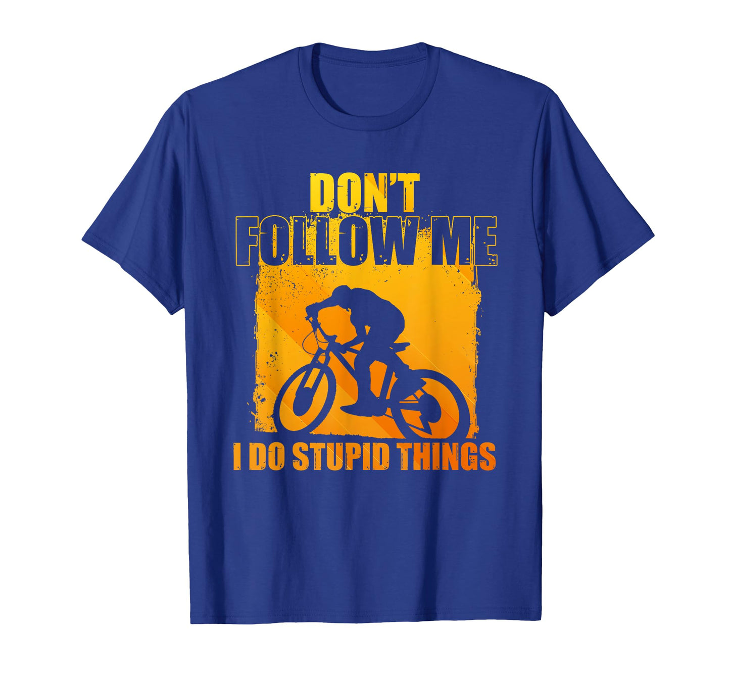 Funny Mountain Biking Art For Men Women Cycling Downhill MTB T-Shirt