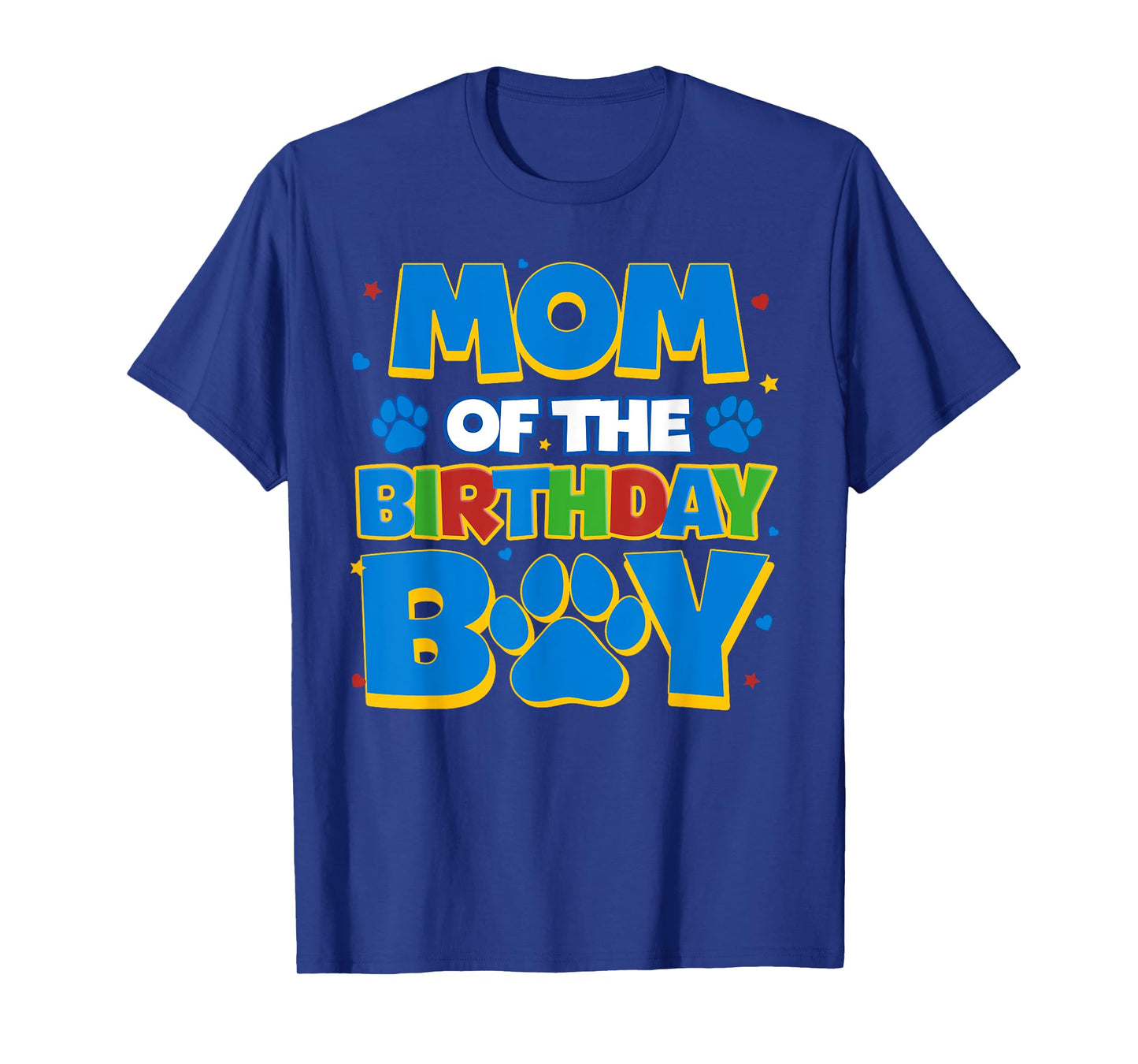 Funny Family Matching Party Shirt Mom Of The Birthday Boy T-Shirt