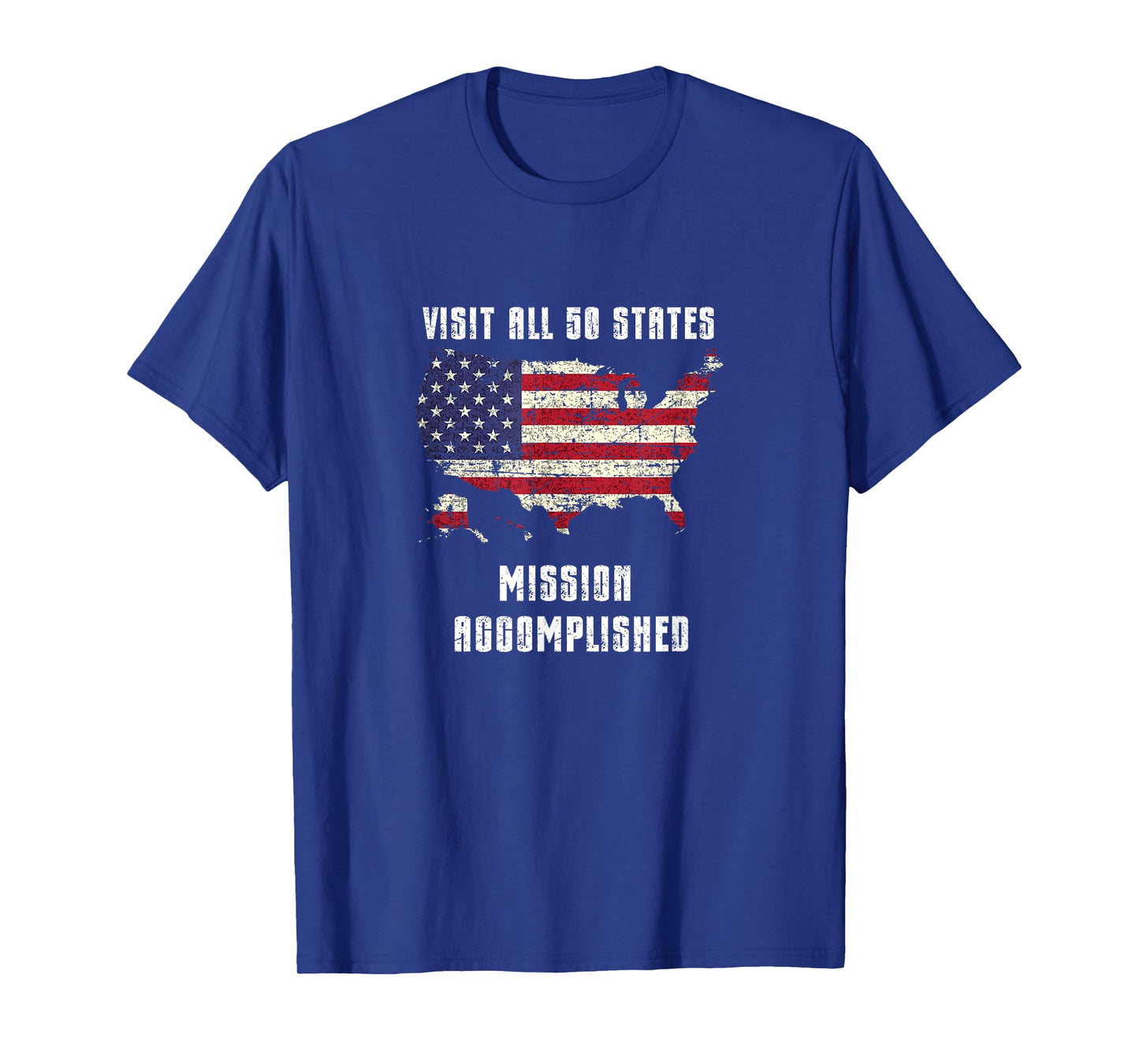 50 States Mission Accomplished Graphic Souvenir Love Outfit T-Shirt