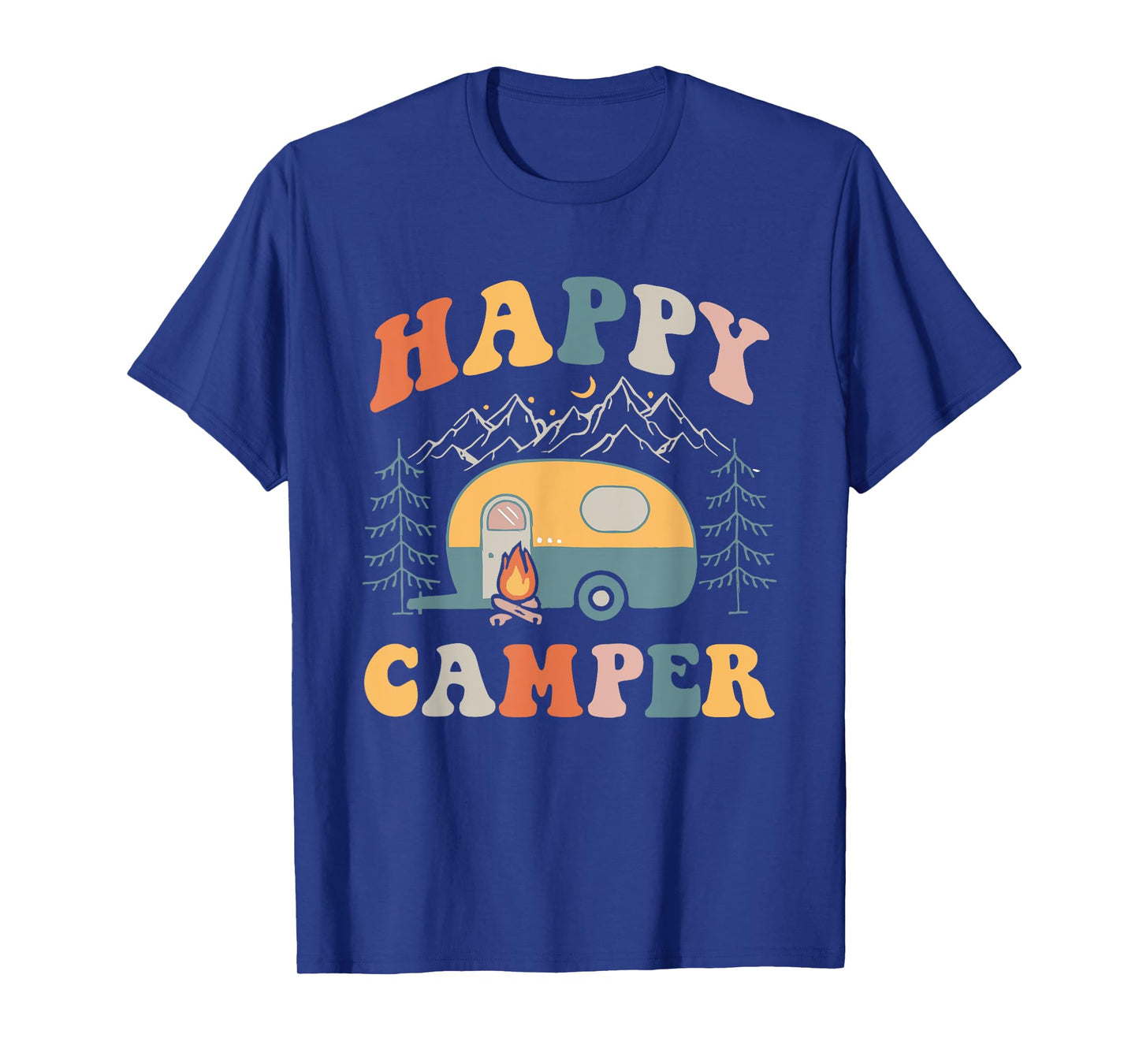 Happy Camper Camping Crew For Campers Summer Vacation T-Shirt