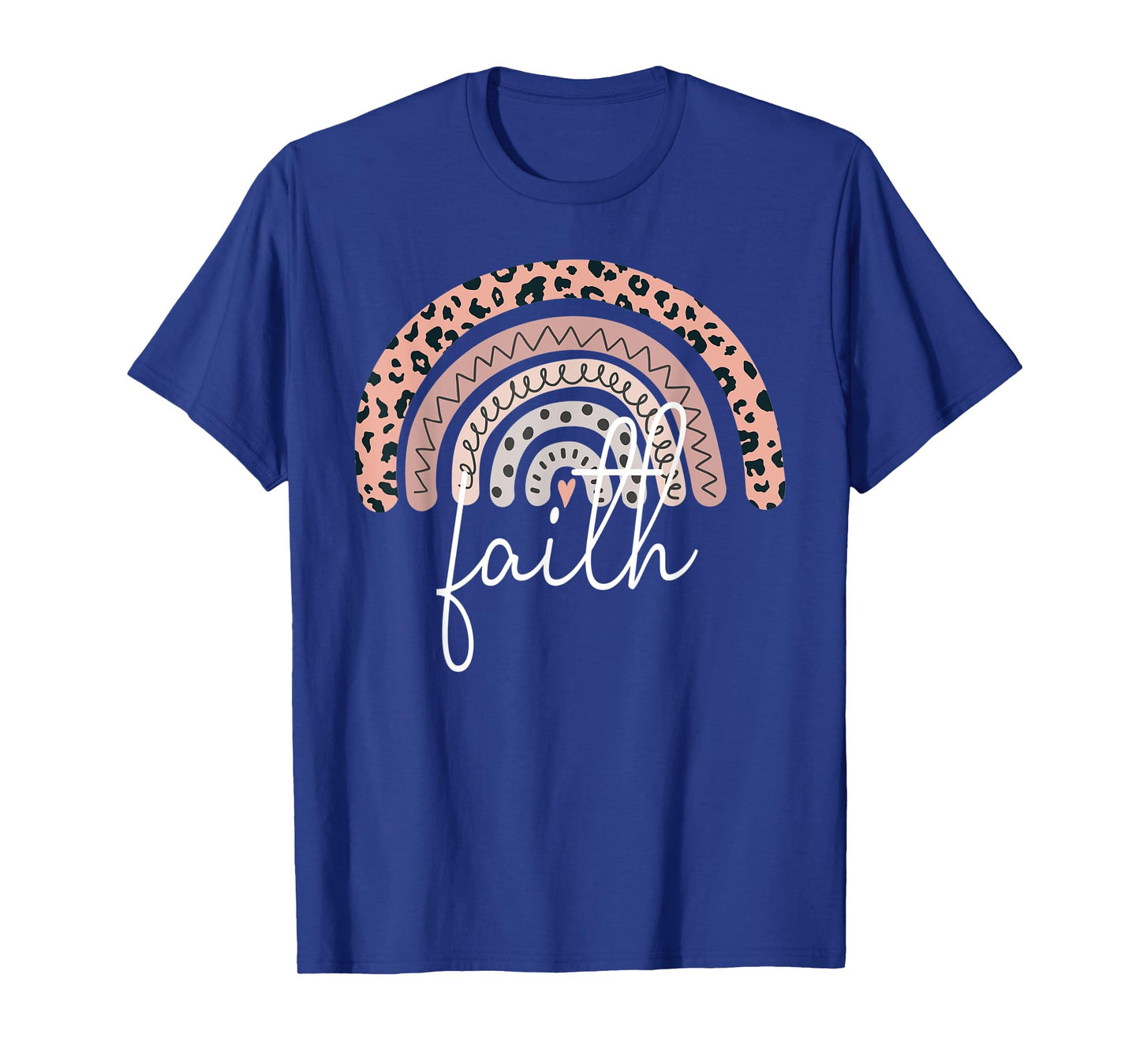 faith Name Personalized Cute Women Rainbow Appreciation T-Shirt