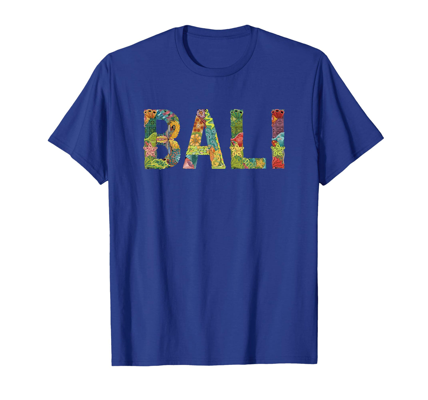 Awesome Bali Design With Jungle Font And Beautiful Colors T-Shirt