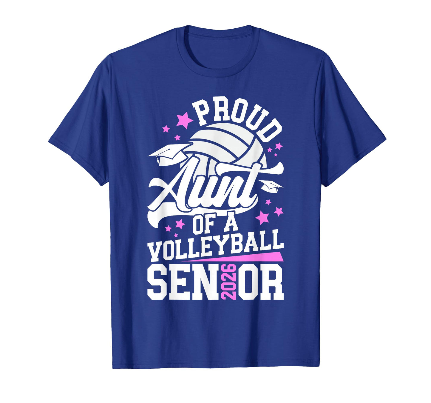 Proud Aunt of A Volleyball Senior Aunt 2026 T-Shirt
