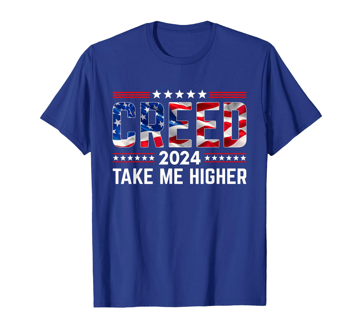 Creed '24 Take Me Higher Creed 2024 Take Me Higher Us Flag T-Shirt