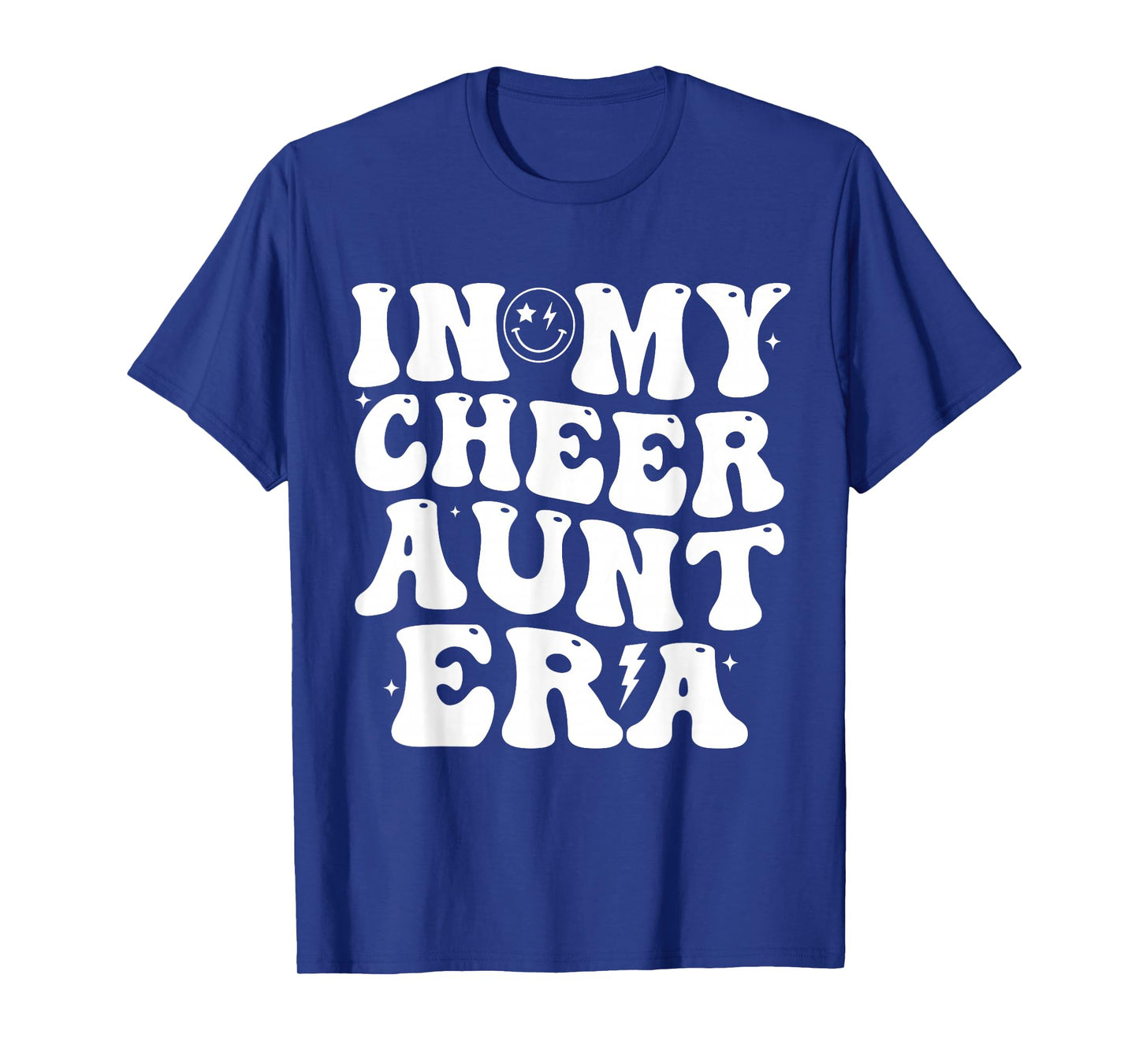 In My Cheer Aunt Era Trendy Cheerleading Sports Cheer Auntie T-Shirt