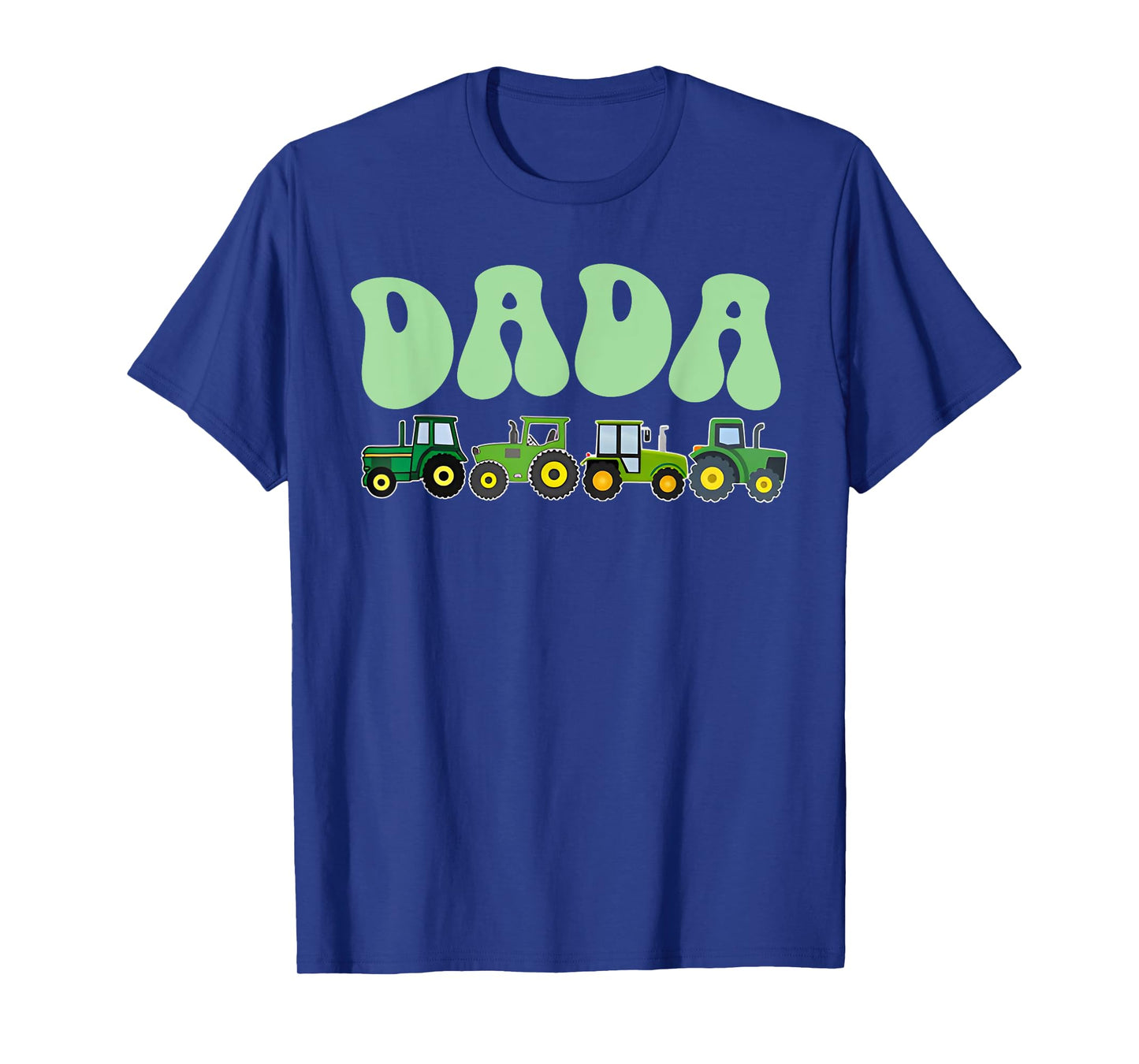 Dada of The Birthday Boy Tractors Farm Trucks Family Party T-Shirt