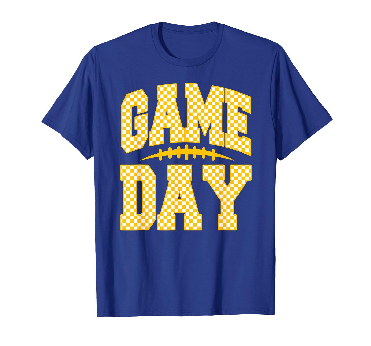 Game Day Football Season Football Mama Girl Black Gold Vibes T-Shirt