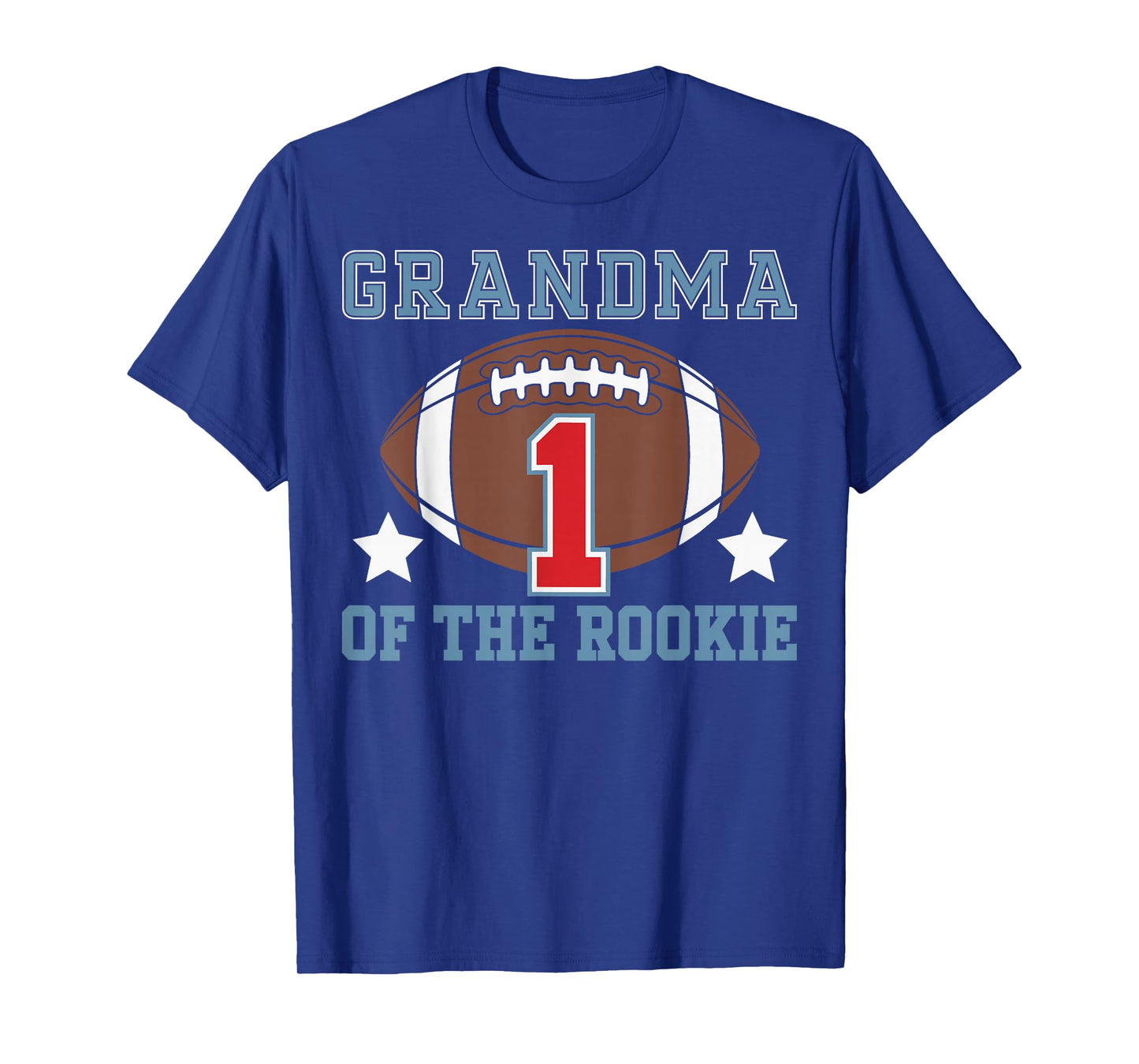 Grandma of Rookie 1st Birthday Football Theme Matching Party T-Shirt