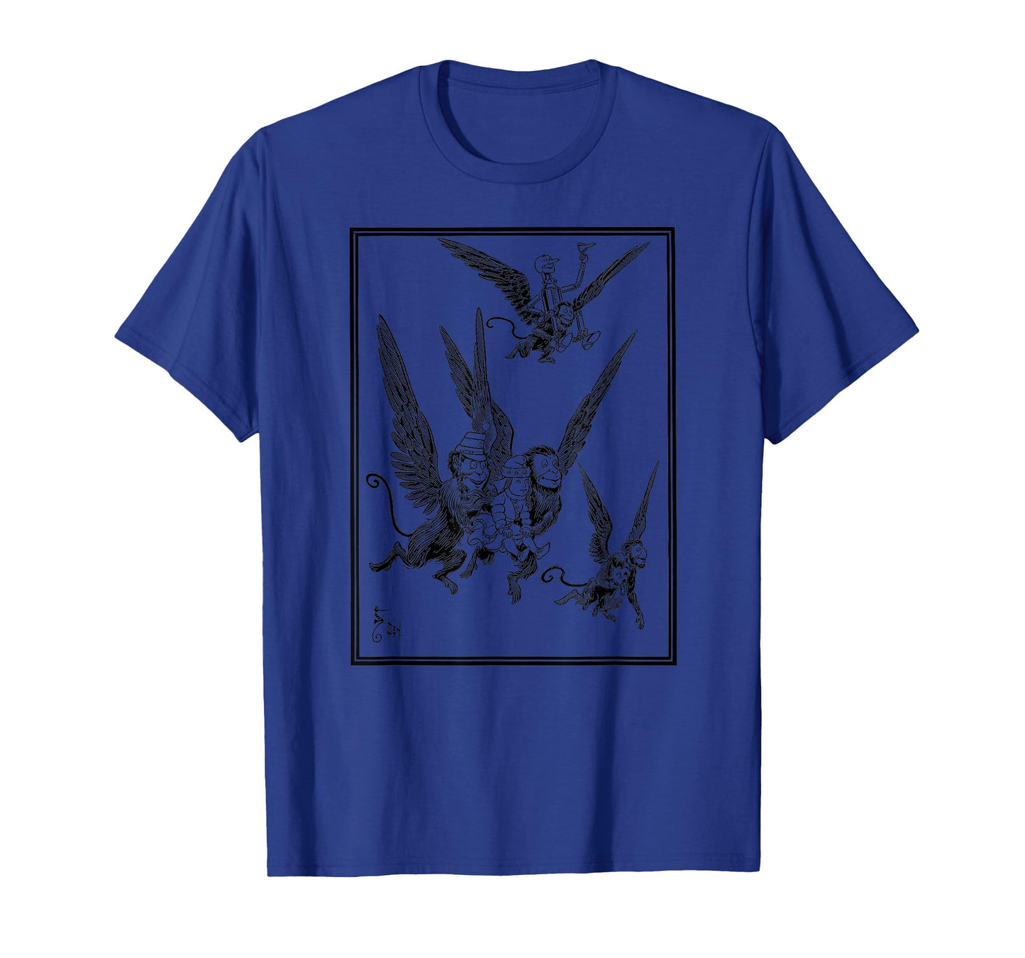 Wizard of Oz Flying Monkeys Tin Man Dorothy and Toto T-Shirt