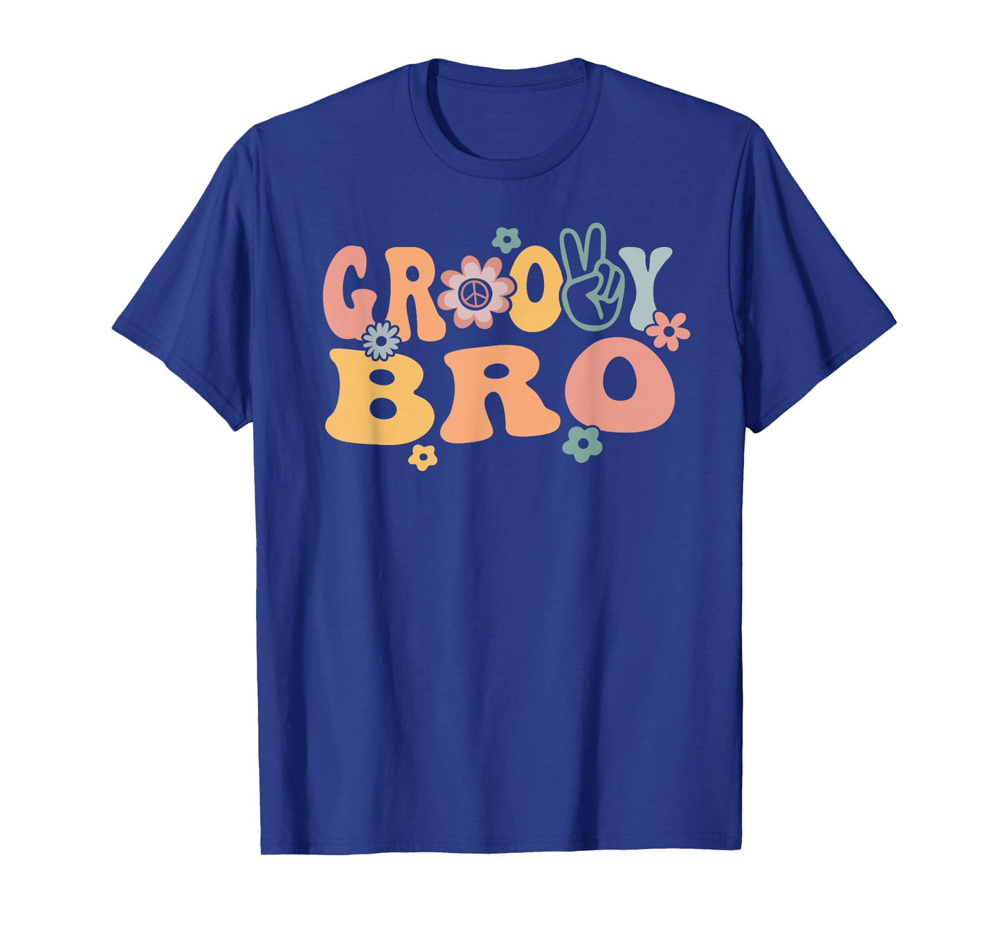 Groovy Bro Retro Brother Matching Family 1st Birthday Party T-Shirt