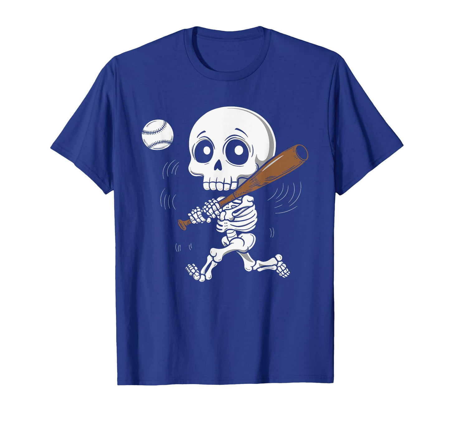Skeleton Playing Baseball T-Shirt