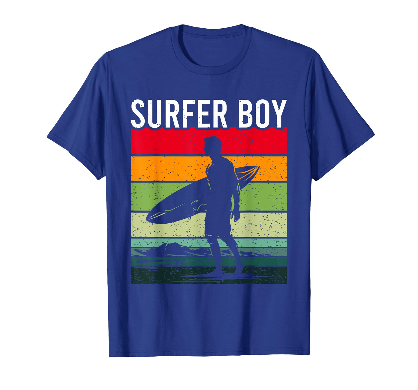 Surfer Boy Surf Illustration / Surf Boy Throwback T-Shirt