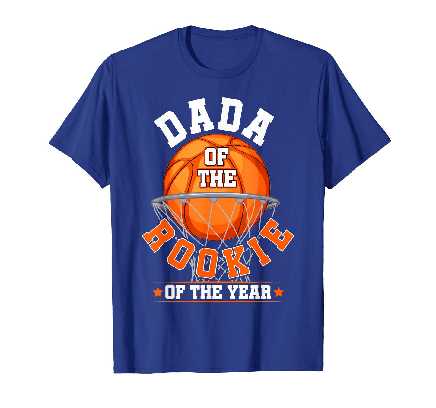 Dada of Rookie 1st Birthday Basketball Family Matching Party T-Shirt