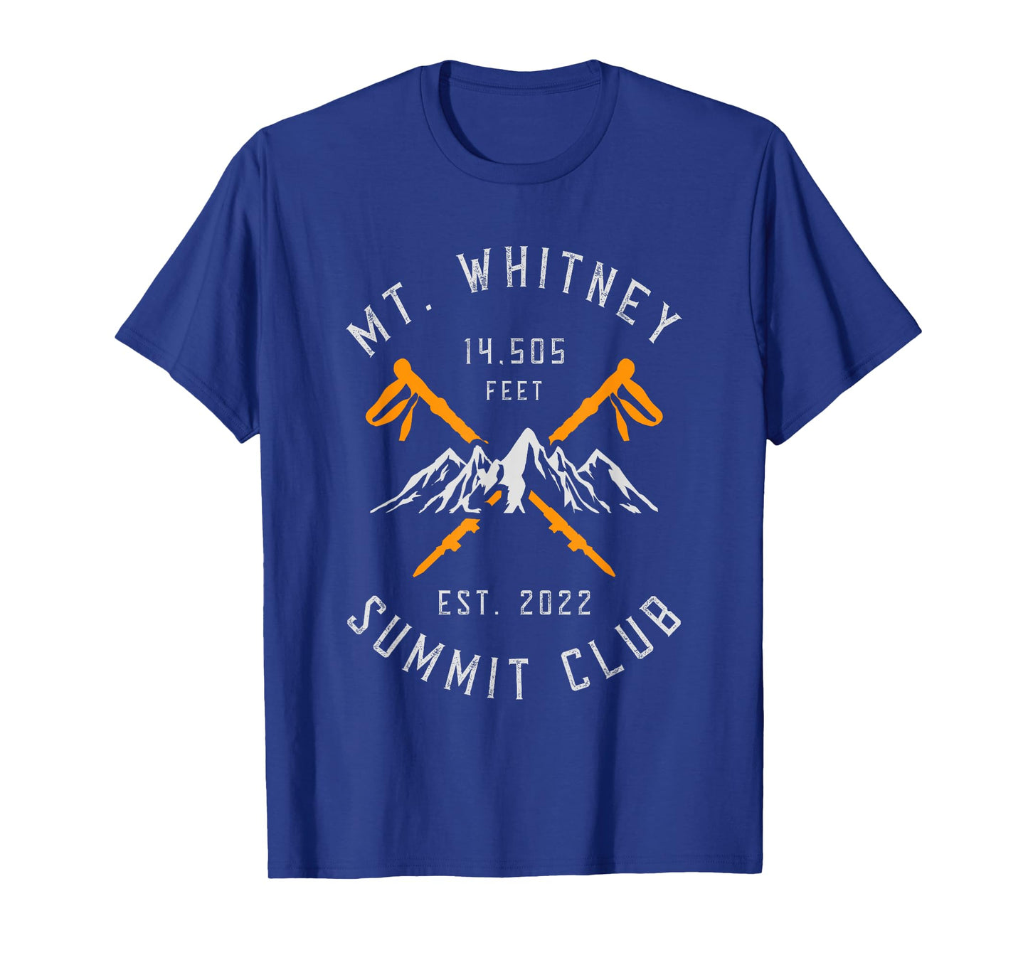 Mount Whitney Mountain Hiking Est 2022 T-Shirt