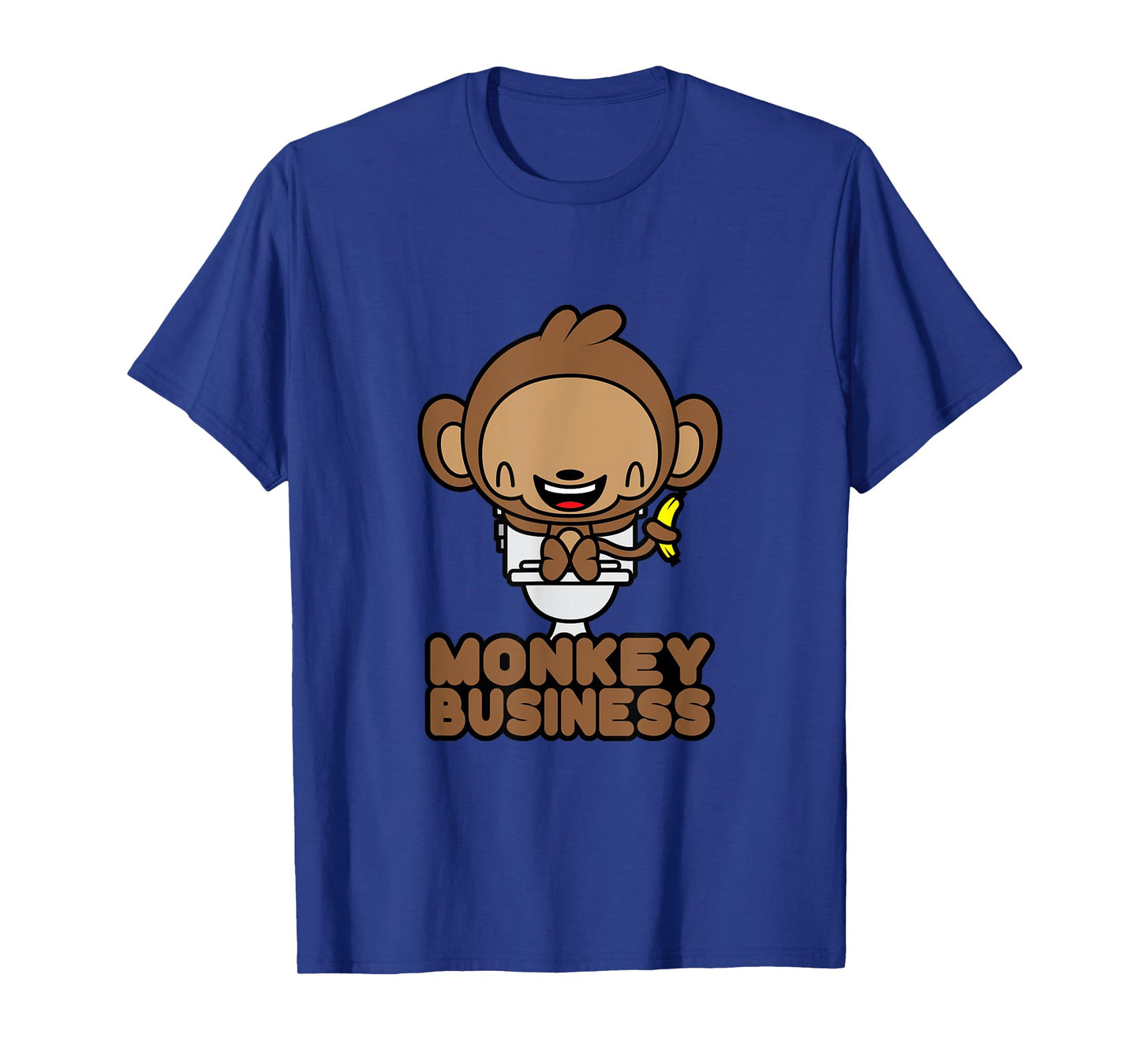 Potty Training Shirt Cute Toddler Monkey Business Toilet T-Shirt